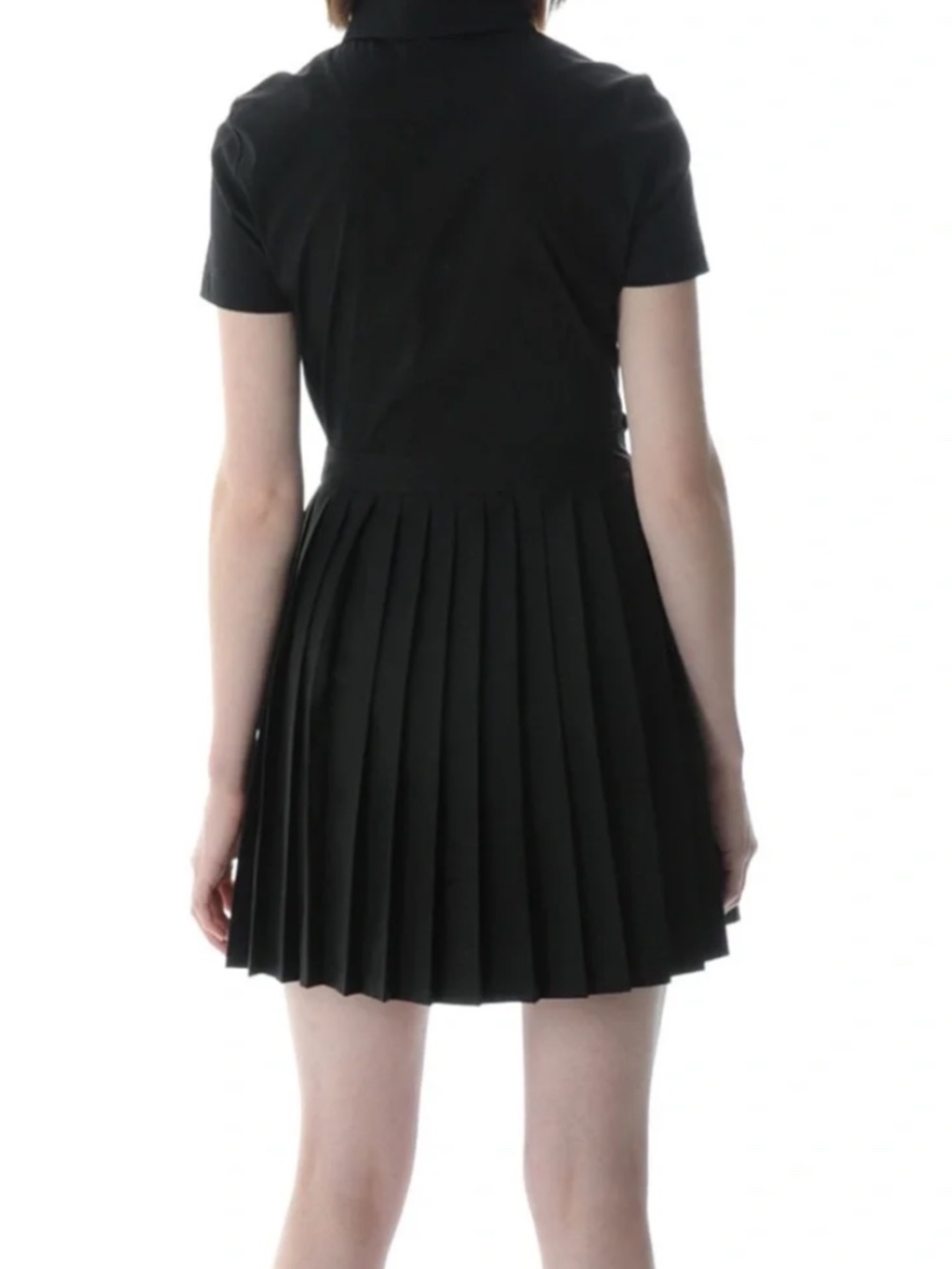 A.L.C pleated zip front mini dress - Picture 2 of 7